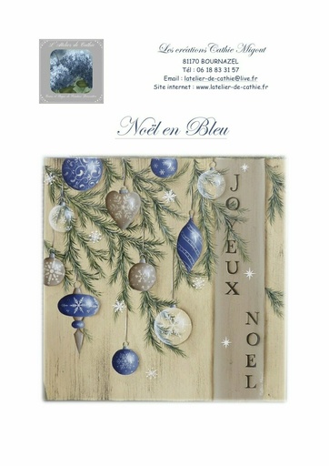 Noël en bleu